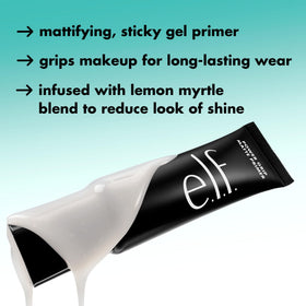 e.l.f. Power Grip Matte Primer Mini 20g application sur la main