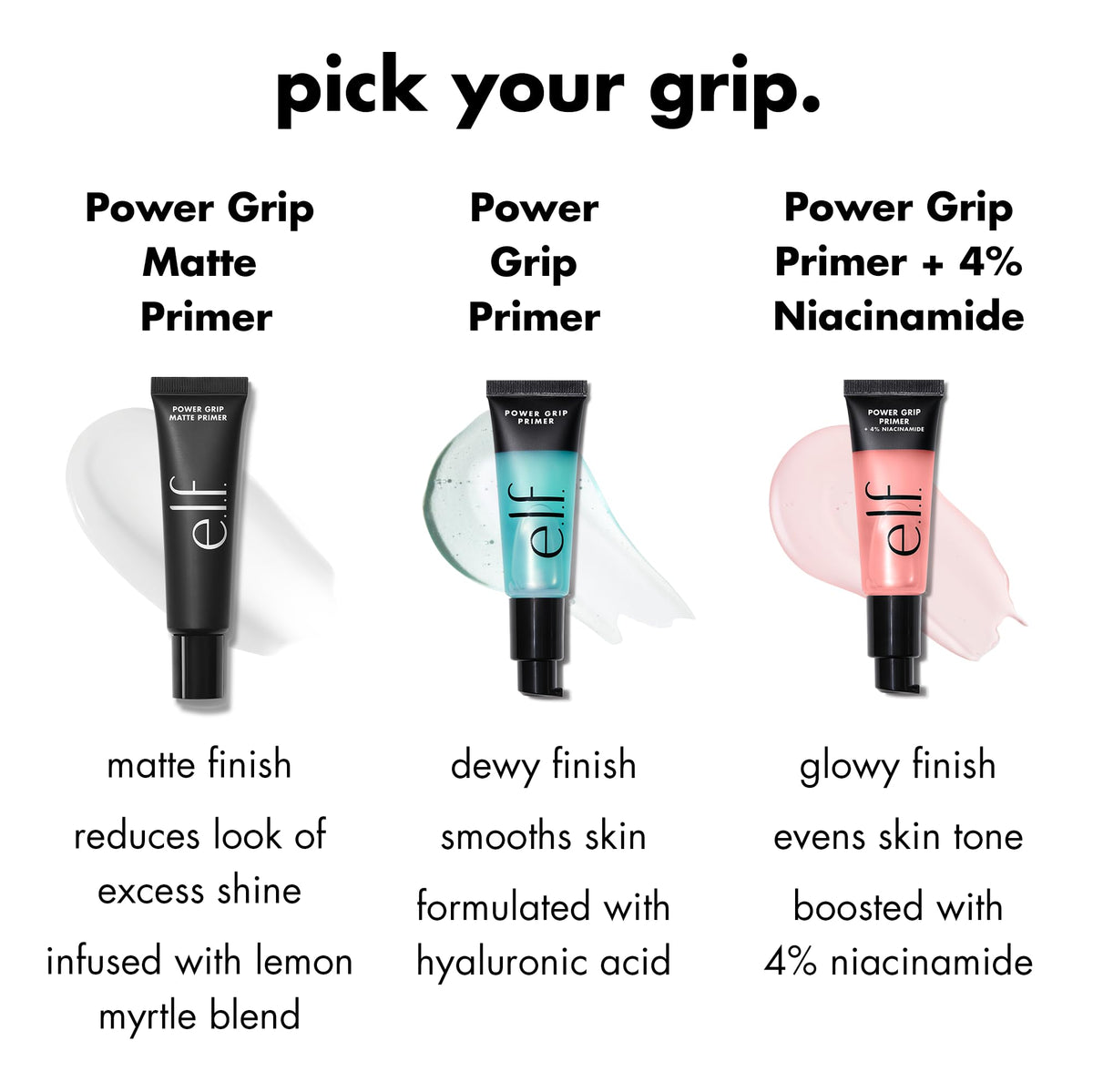 e.l.f. Power Grip Matte Primer Mini 20g avec fond de teint