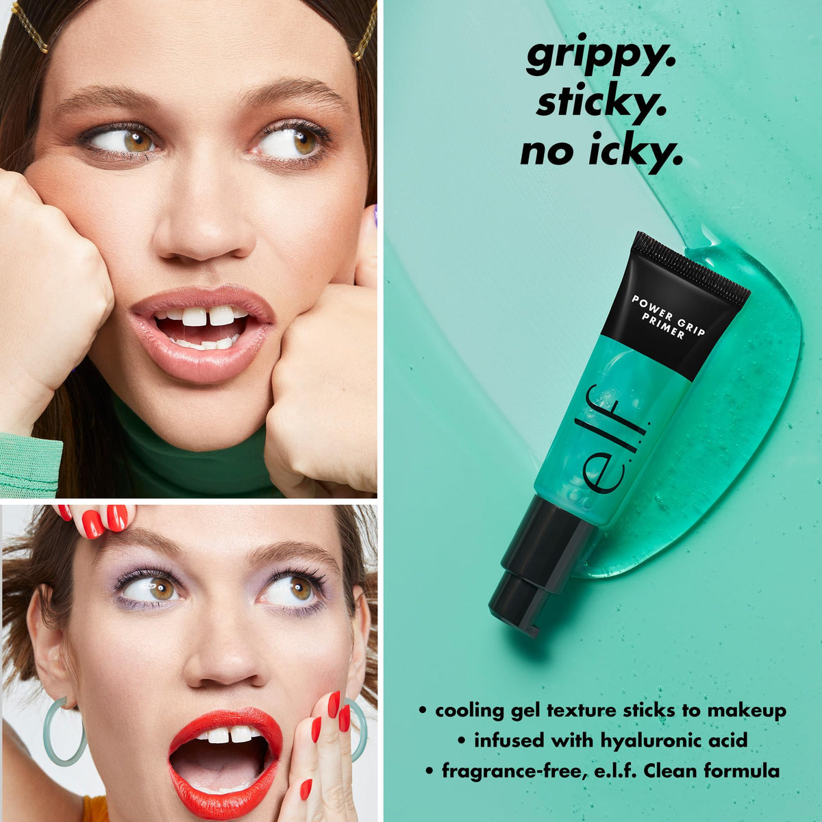 e.l.f. Primer Hydratant Power Grip 40g avec applicateur
