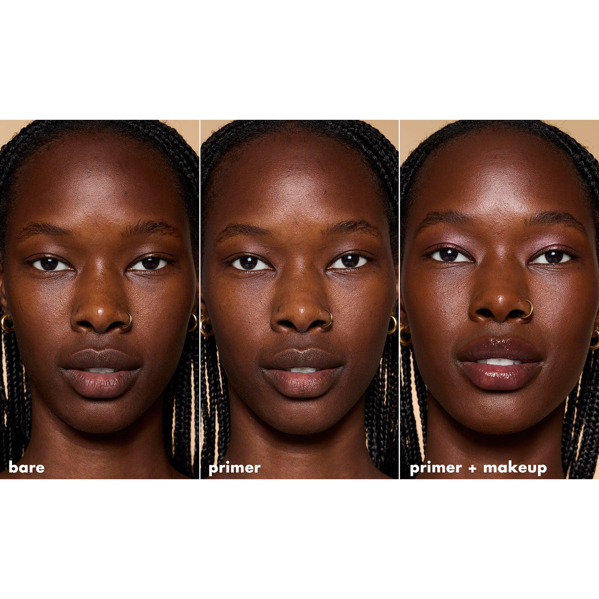 e.l.f. Primer Visage Ajusteur de Teint 50g, application sur le visage
