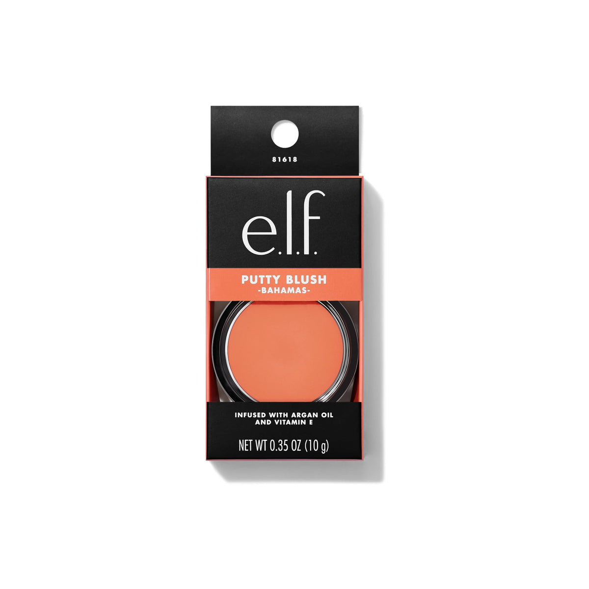 e.l.f. Putty Blush Bahamas 41g application avec pinceau