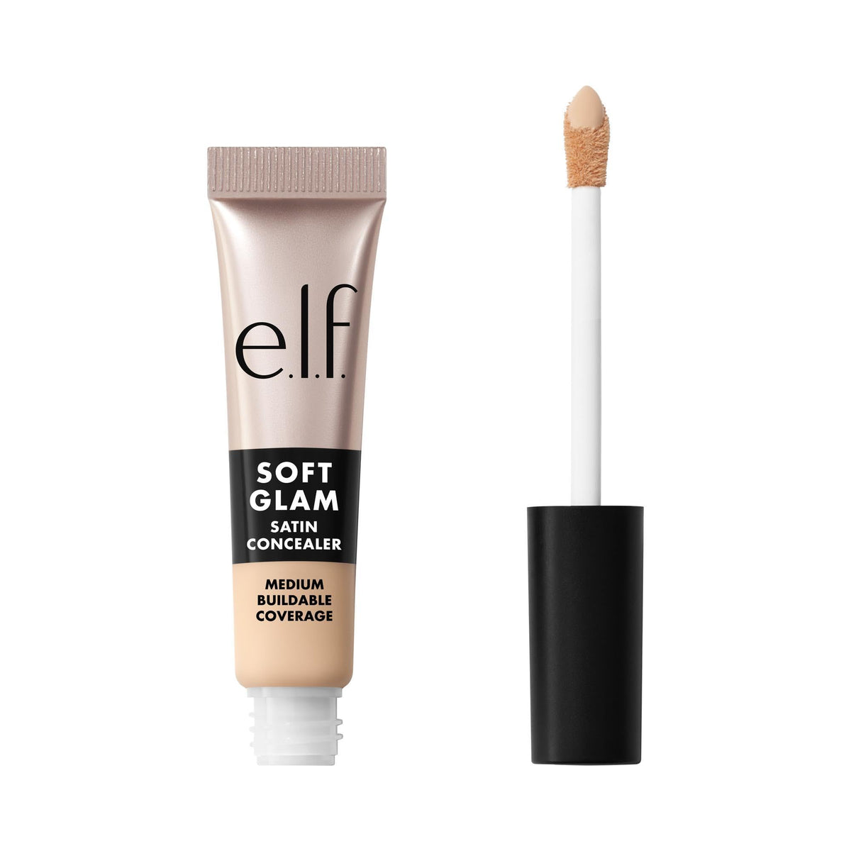 e.l.f. Soft Glam Satin Concealer 10g vue avant avec applicateur