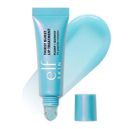 e.l.f. Traitement des Lèvres Thirst Burst Hibiscus Bleu 20g avant et arrière