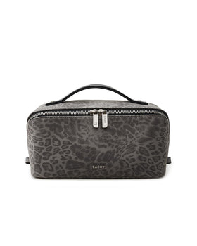 EACHY trousse de maquillage voyage imprimé léopard vue avant