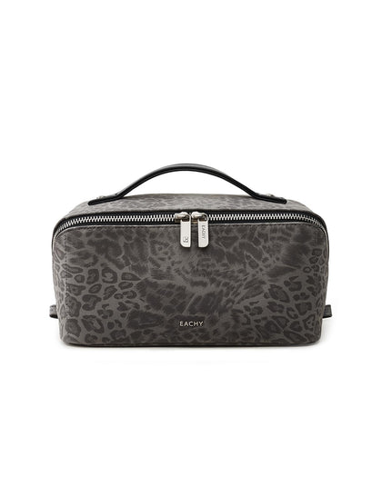 EACHY trousse de maquillage voyage imprimé léopard vue avant