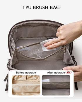 EACHY trousse de maquillage vue de côté avec zip