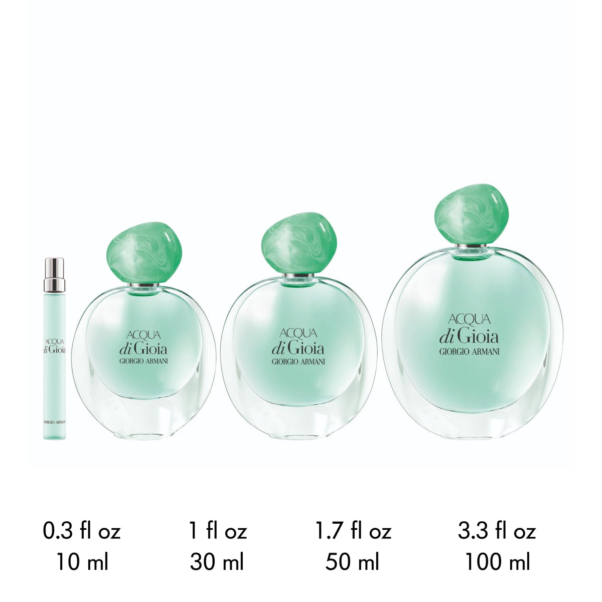 Eau de Parfum Acqua di Gioia d'Armani Beauty sur un fond naturel