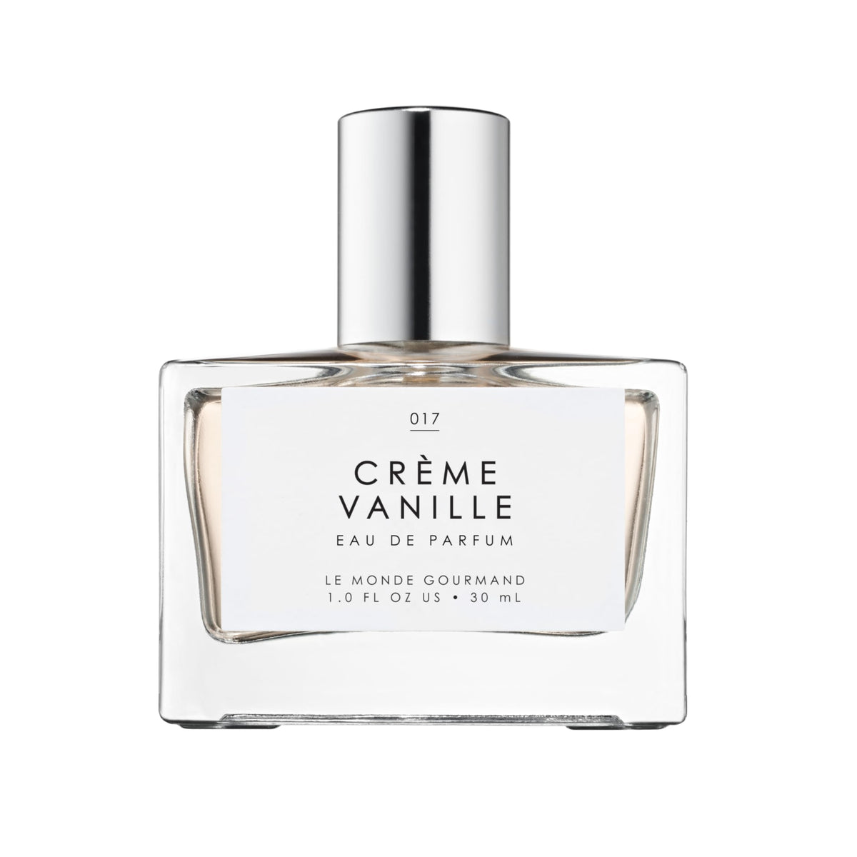 Eau de Parfum Crème Vanille 30 ml de Le Monde Gourmand, vue de face