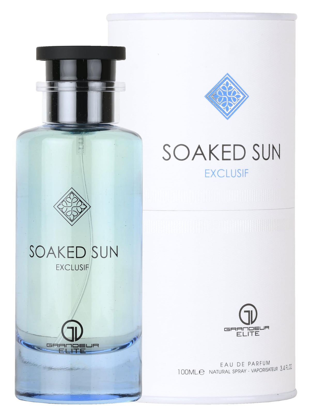 Eau de Parfum Grandeur Soaked Sun 100ml avec flacon élégant