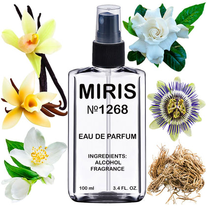 Eau de Parfum MIRIS 100 ml vue avant avec bouchon