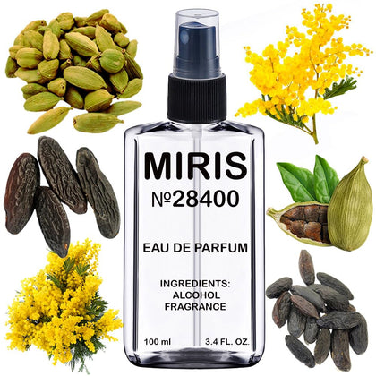 Eau de Parfum MIRIS 100 ml vue de face avec bouchon
