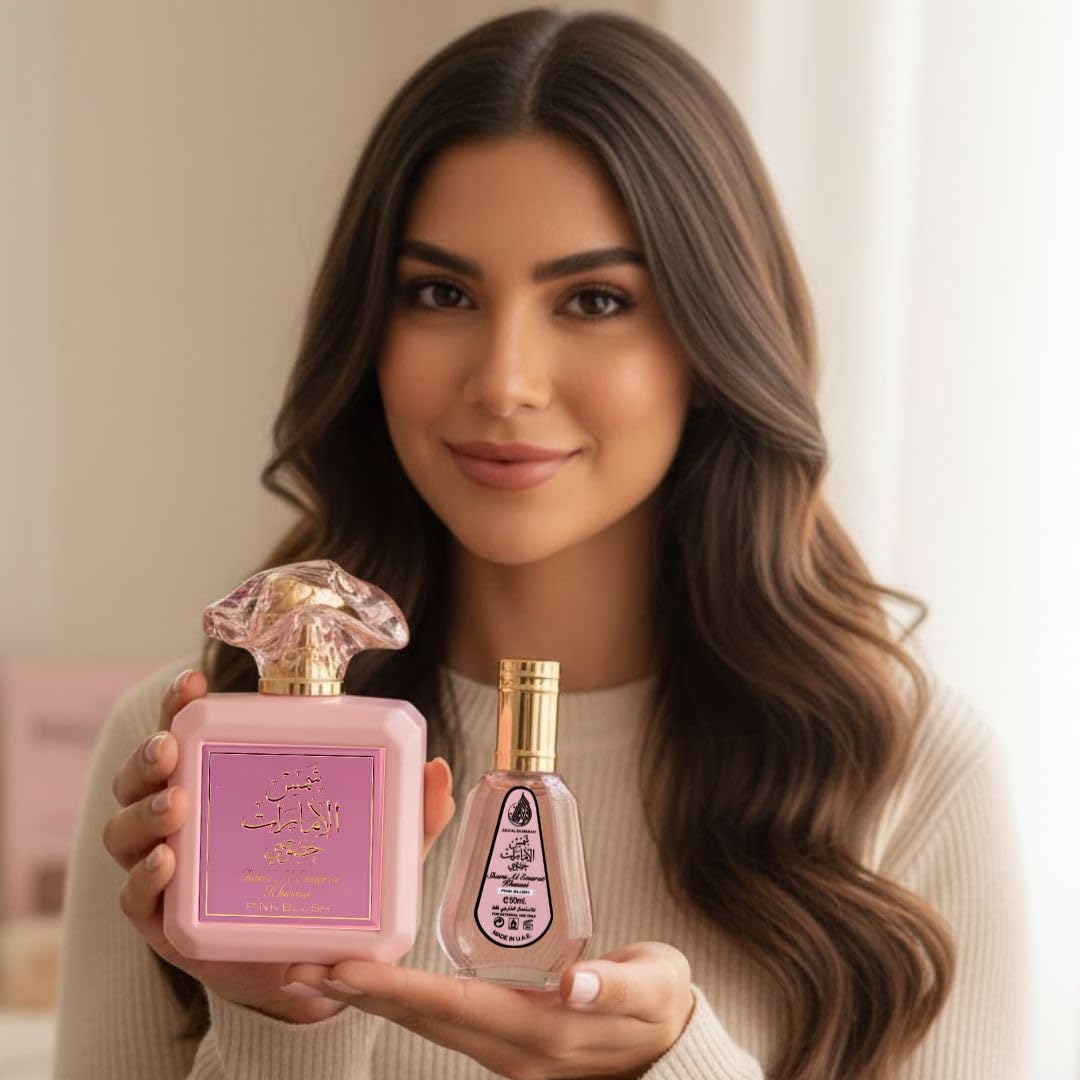 Eau de Parfum Pink Blush présentée dans un cadre de vie