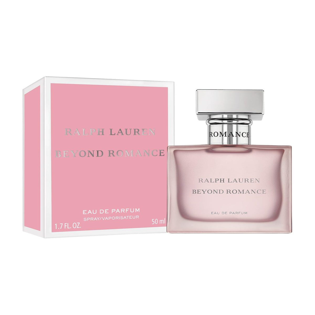 Eau de Parfum RALPH LAUREN FRAGRANCES Beyond Romance sur fond élégant