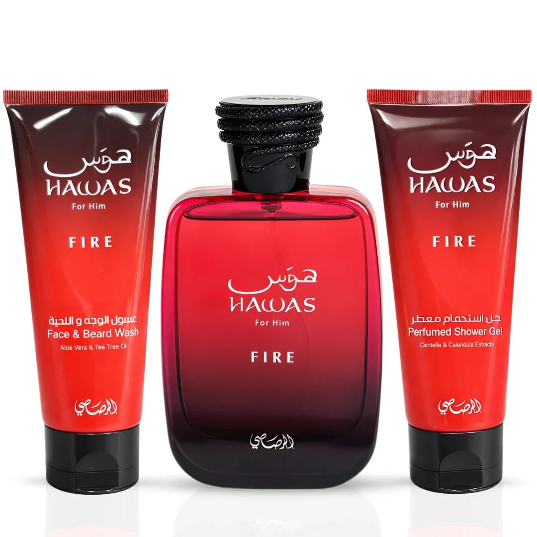 Eau de Parfum RASASI Hawas Fire 100ml vue de face.