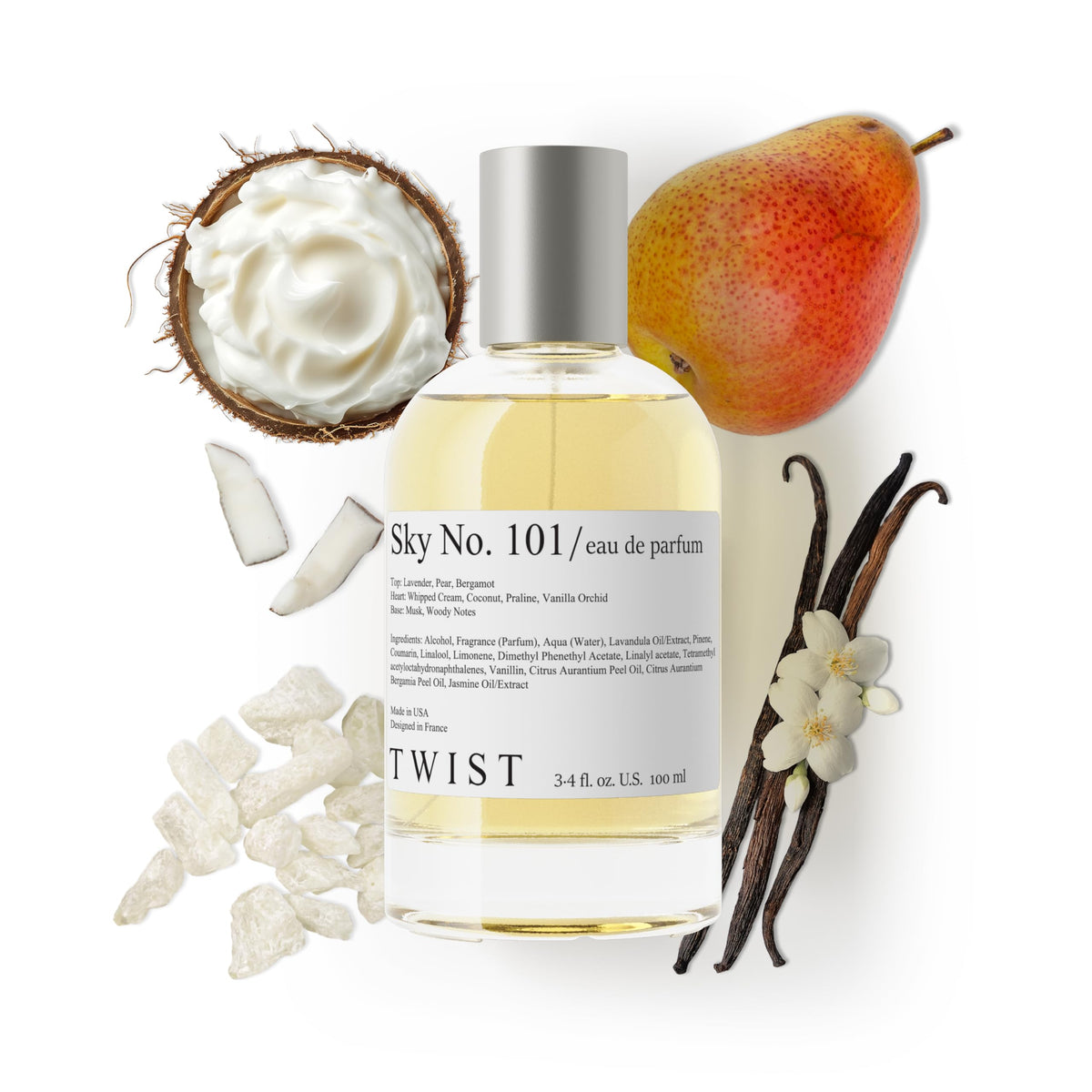 Eau de Parfum Sky No. 101 de HOUSE OF TWIST 399g vue de face