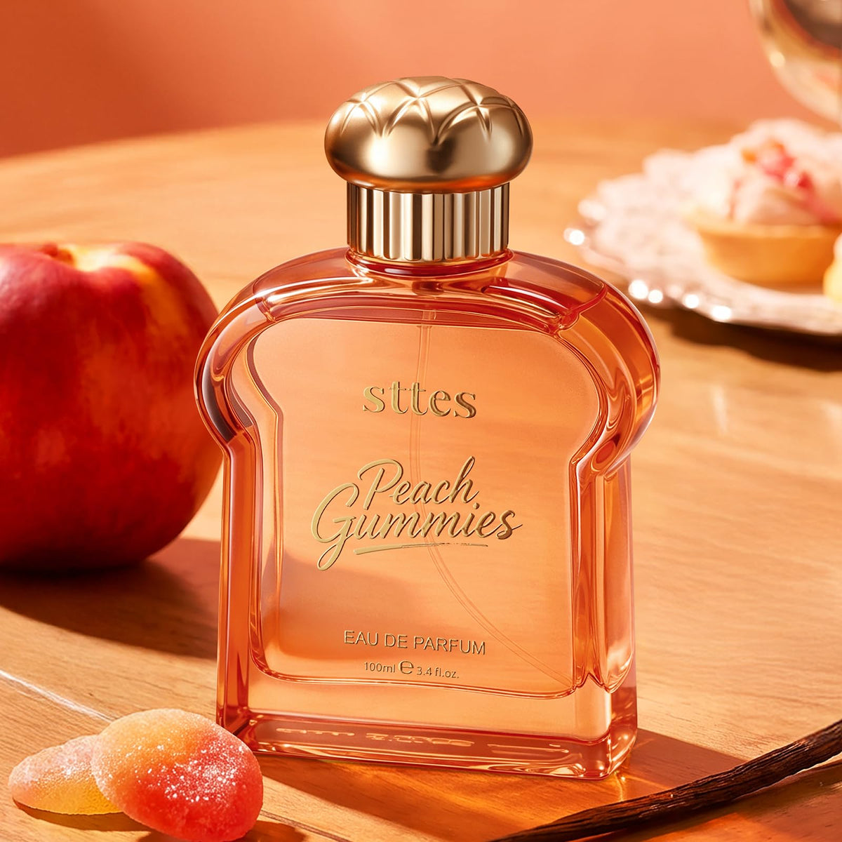 Eau de Parfum Sttes Peach Gummies 100ml dans un cadre estival