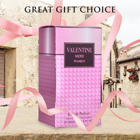 Eau de Parfum Valentine en situation sur un bureau
