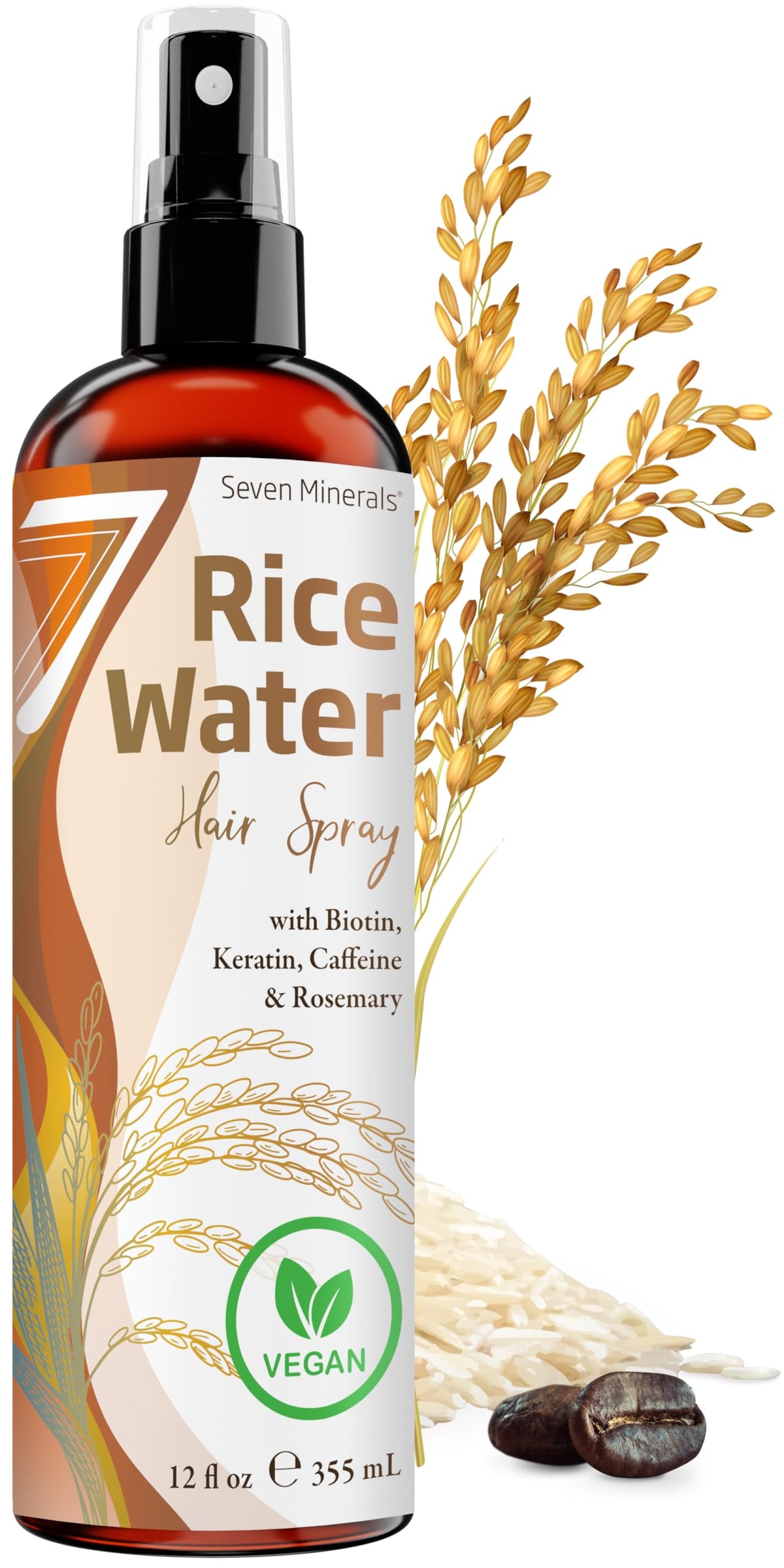 Eau de Riz Fermentée Seven Minerals 355ml vue avant