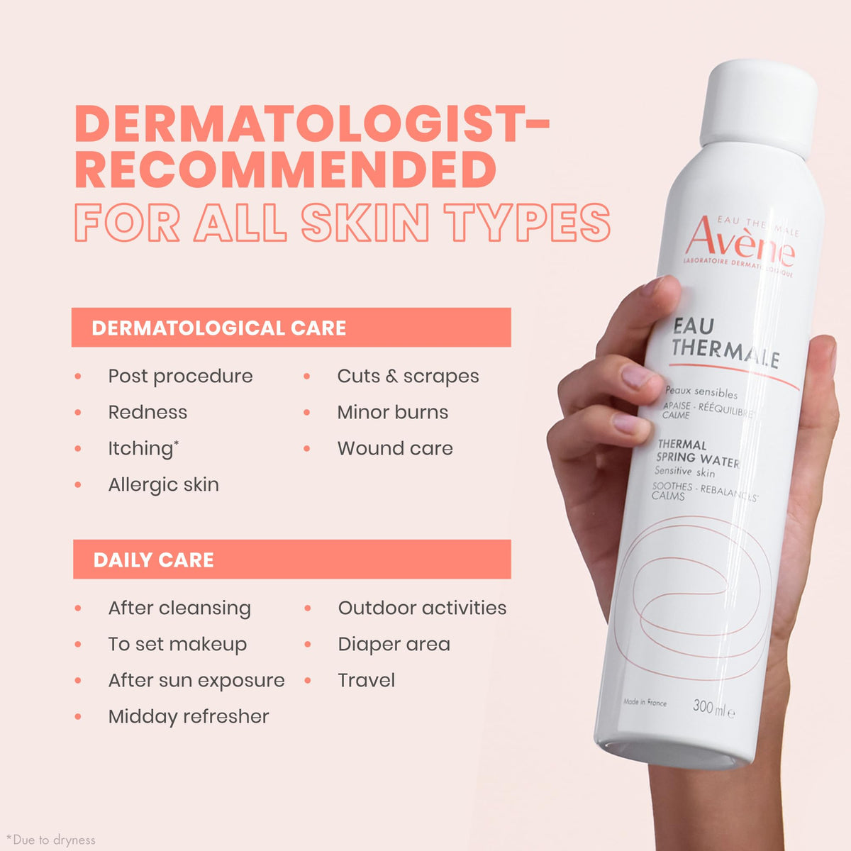 Eau Thermale Avène 360g avec fond naturel