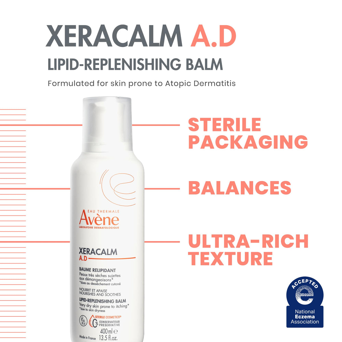 Eau Thermale Avène Baume Riche Réparateur texture veloutée