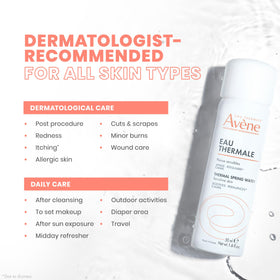 Eau Thermale Avène Eau Thermale 181g avec d'autres produits de beauté