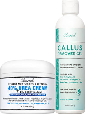 Ebanel Gel Remover de Callosités et Crème Urea 40% vue de face
