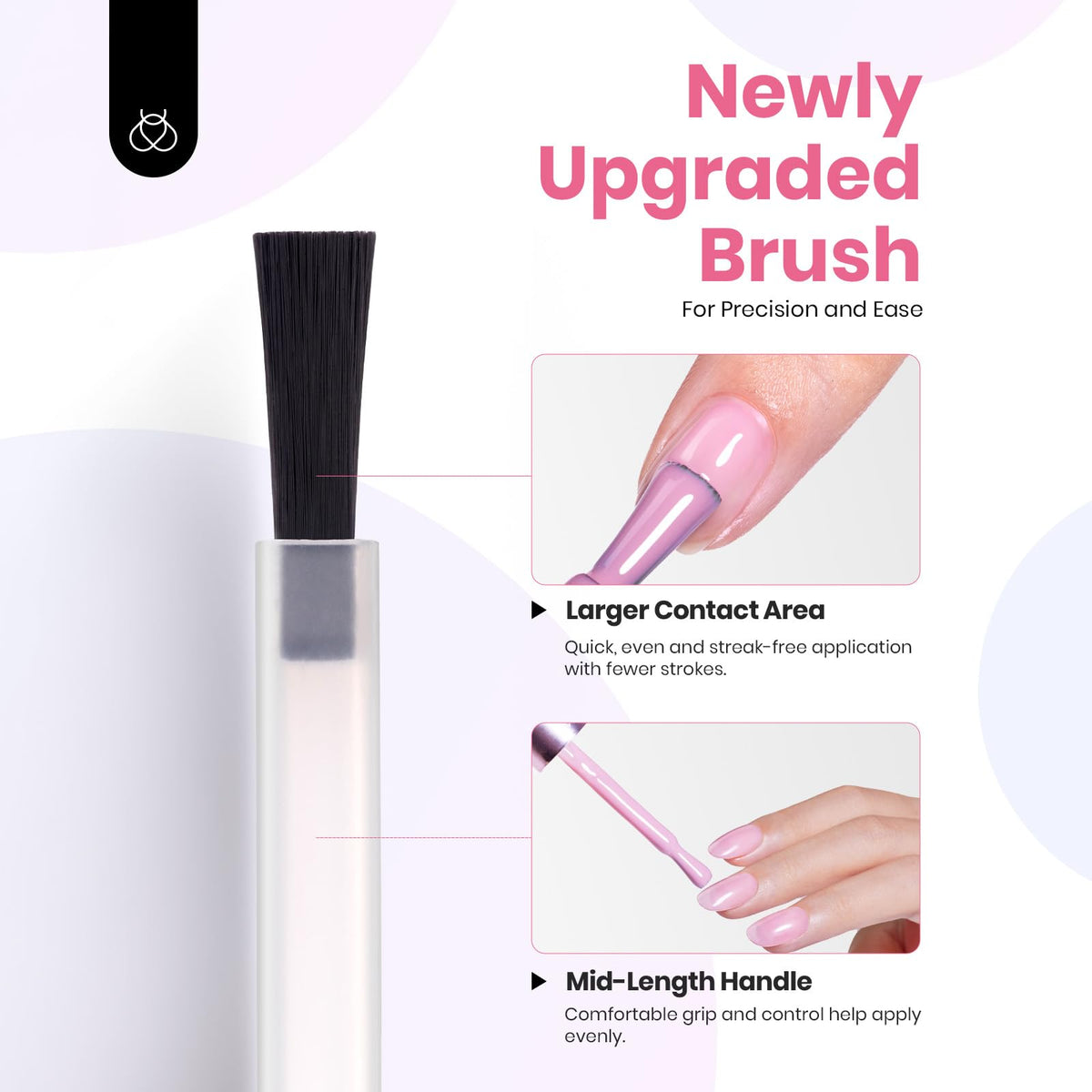 Échantillon de couleur du vernis gel rose nude Beetles
