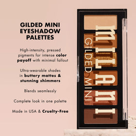 Échantillon de maquillage réalisé avec la palette Milani Champagne Problems