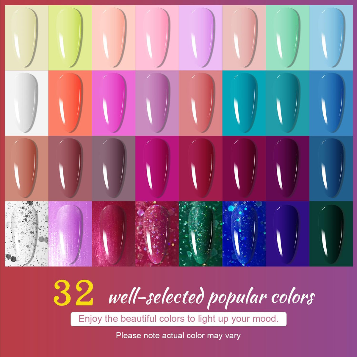 Échantillon de vernis à ongles gel JODSONE en couleur crème