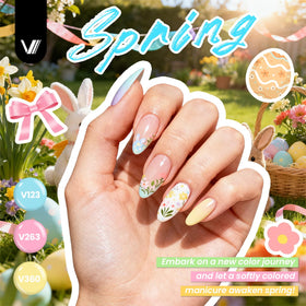 Échantillons de couleurs du kit de vernis à ongles VANREESA