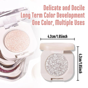 Échantillons de maquillage avec la palette d'ombres à paupières FeiCuiYun