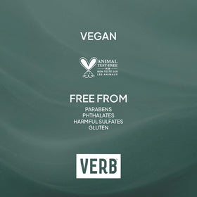 Éclat des cheveux après application de l'huile légère VERB