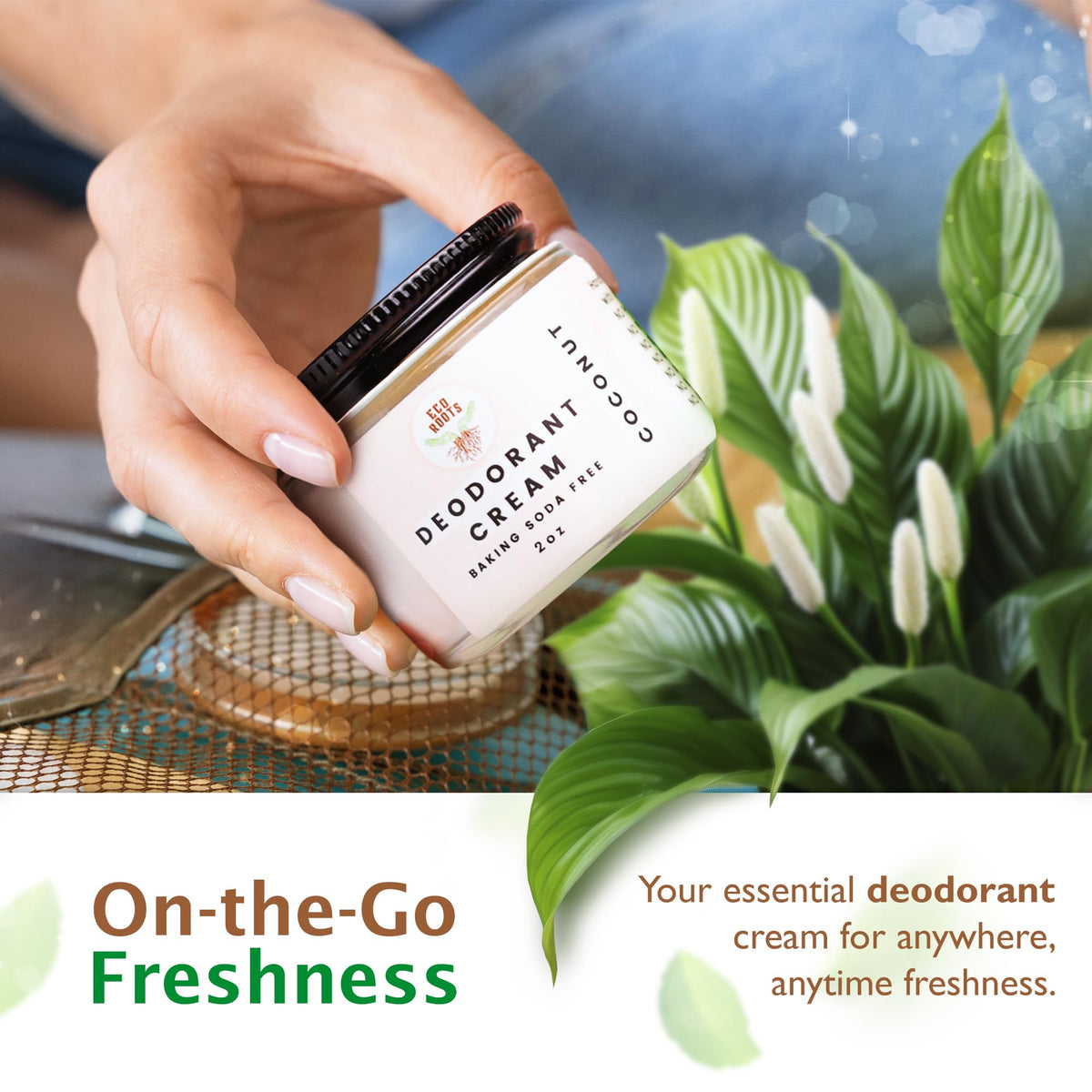 ECO ROOTS Déodorant Naturel Femme usage quotidien