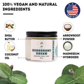 ECO ROOTS Déodorant Naturel Femmes 159g pot ouvert