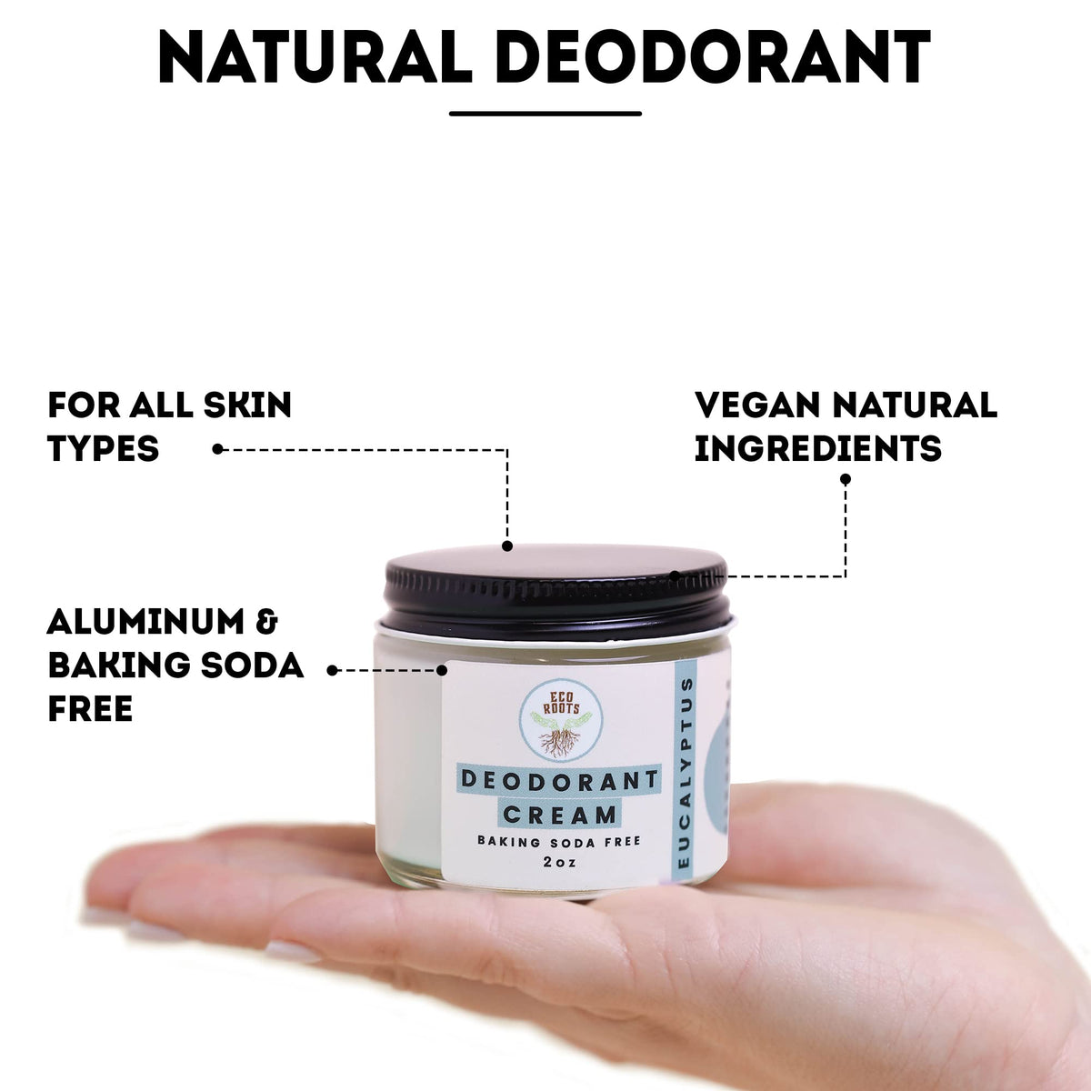 ECO ROOTS Déodorant Naturel Femmes 159g produits sans chimie