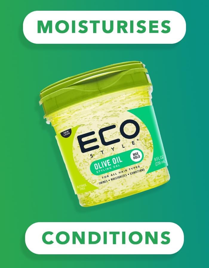 Eco Style Gel Coiffant à l'Huile d'Olive 260g de haut