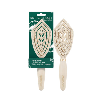 EcoTools Brosse Démelante pour Cheveux Fins en bambou vue de face