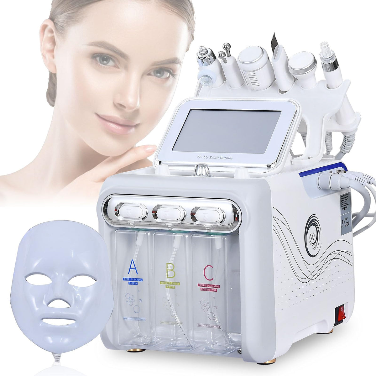 Écran tactile de la machine de soin facial REEOOH