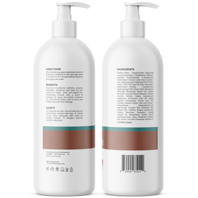 EDENIKA BOTANICALS Après-Shampooing Huile de Romarin 473 ml avec plantes