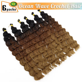 EERYA Cheveux Bouclés 18 pouces coiffure boho élégante