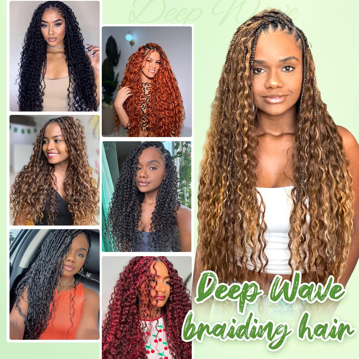 EERYA Cheveux Bouclés 18 Pouces couleur P4/30