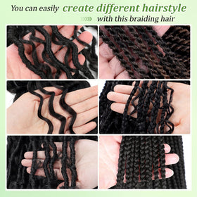 EERYA cheveux bouclés 18 pouces en plusieurs couleurs