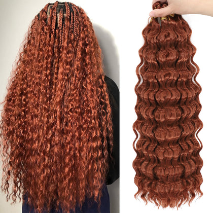 EERYA Cheveux Bouclés 18 Pouces Modèle 1 vue avant