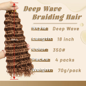 EERYA Cheveux Bouclés 18 Pouces Modèle 2 vue arrière