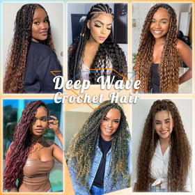 EERYA Cheveux Bouclés 18 pouces présentation en intérieur
