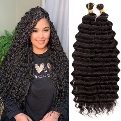 EERYA Cheveux Bouclés Crochet 18 Pouces Paquet 1