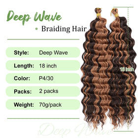 EERYA Cheveux Bouclés Longs 18 Pouces vue de dos