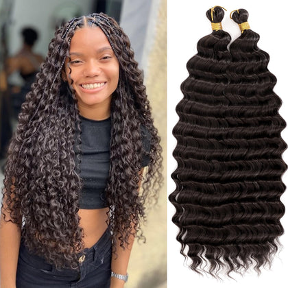 EERYA cheveux bouclés longs 20 pouces couleur #2 vue de face