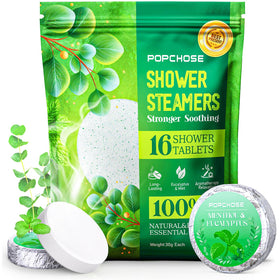 Effervescent de douche POPCHOSE avec accessoires de bain