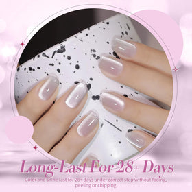 Effet arc-en-ciel du vernis gel magnétique Moonlight White